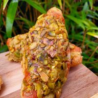 Pistachio Croissant. at Nonno's Coffee in Conwy