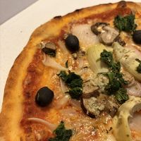 Pizza Verdure with optional vegan cheese  at Ristorante Pizzeria Viale in Salzburg