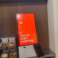 Kiosk to order your cinnamon buns. at Cinnaholic in New York City