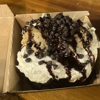 Cookie dough and cream cheese Cinnamon roll  at Cinnaholic in New York City