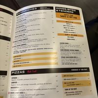Menu  at Alamo Drafthouse Cinema in Mountain View