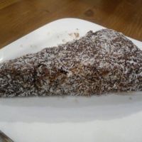 carrot cake with coconut at Edes Elet Cukraszda in Budapest