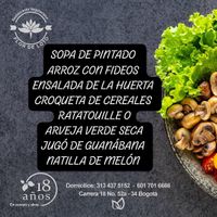 Menu of the day September 11th, 2025 at Flor de Loto in Bogota