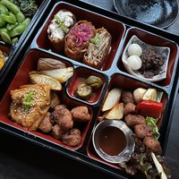 Pine box at COFU - Chinatown in Vancouver