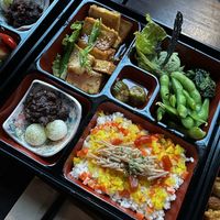 Bamboo box at COFU - Chinatown in Vancouver