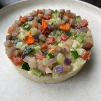 Potato salad  at COFU - Chinatown in Vancouver