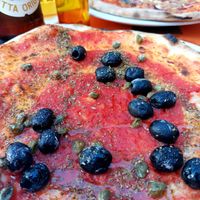 Siciliana pizza made vegan at La Magolfa - Navigli in Lombardia