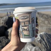 Oat latte   at Coffee Hatch in County Clare