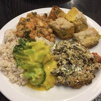 Buffet  at 222 Vegan Cuisine in West London
