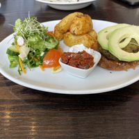 Burger  at 222 Vegan Cuisine in West London