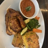 Carrot cake   at 222 Vegan Cuisine in West London