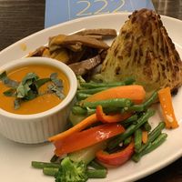 This was the unequaled vegan Roast!! So delicious, I hope they bring it back someday!! 🤞🏼  at 222 Vegan Cuisine in West London