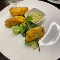 Cauliflower & Polenta bakes   at 222 Vegan Cuisine in West London