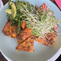 Carrot Tart dish  at 222 Vegan Cuisine in West London