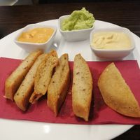 Mezze platter 😕 at 222 Vegan Cuisine in West London