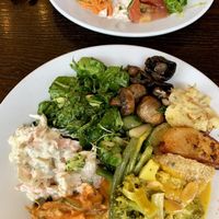 222 lunch buffet  at 222 Vegan Cuisine in West London