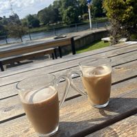 Iced coffee   at Waterside Restaurant in Inverness