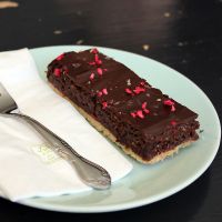 Chocolate cake - highly recommanded. at Mikuna in Aarhus