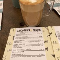 Soya milk latte  at Mojokite in Castelldefels