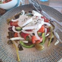 Greek salad at Skala Cafe & Cocktails in Kos