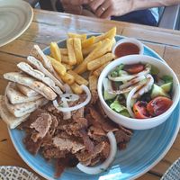 Gyros at Skala Cafe & Cocktails in Kos