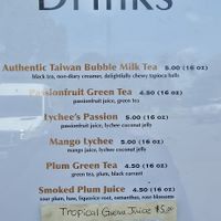 All beverages are vegan at Destination Taiwan in Cheyenne
