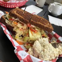 Vegetarian Reuben   at Seasons Cafe in Cannon Beach