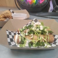 Taquitos at Alma y Sazon in Emeryville