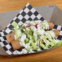 Flautas De Tinga  at Alma y Sazon in Emeryville