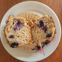 Blueberry walnut muffin at The Flexible Baker in Jeju