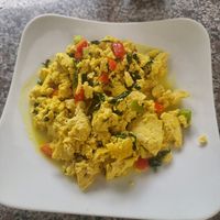 Tofu scramble at Quán Chay Xinh in Da Nang