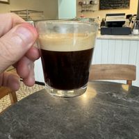 Large coffee   at Alfarroba in Lisbon