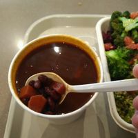 bean soup . delicious and fulling.  at Maoz in Rosemont