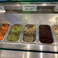 Toppings  at Maoz in Rosemont