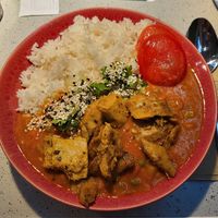 Vegan chicken masala at Kaspar Schmauser in Hamburg