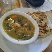 Sweet potato coconut curry at Olives Et Al in Dorchester