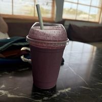 Vegan Berry Smoothie + Vegan Protein Powderr  at Northside Grind in St Thomas