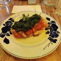 Organic Beans on Toast at Hook & Ladder Sarsfield Street in County Limerick