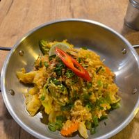 Fried rice with pineapple at The Noodle Bar in Bruxelles
