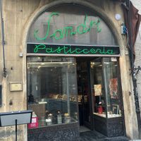 Cafe front  at Sandri Pasticceria  in Perugia