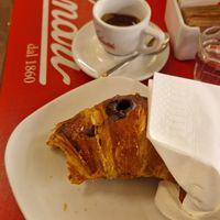Cornetto vegano al cioccolato e caffè at Sandri Pasticceria  in Perugia