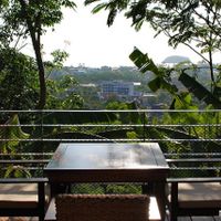 Fantastic view at Santosa Vegan Restaurant in Phuket