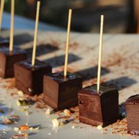 Raw chocolate  at Santosa Vegan Restaurant in Phuket
