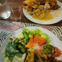 Buffet at Santosa Vegan Restaurant in Phuket