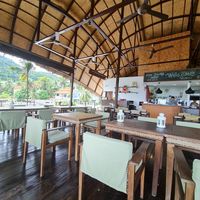Nice interior at Santosa Vegan Restaurant in Phuket