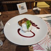 vegan dessert at Santosa Vegan Restaurant in Phuket