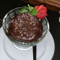 Chocolate moose  at Santosa Vegan Restaurant in Phuket