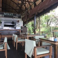 Tables at Santosa Vegan Restaurant in Phuket