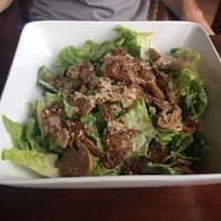 ceasar salad at Santosa Vegan Restaurant in Phuket