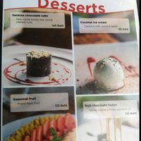Desserts at Santosa Vegan Restaurant in Phuket